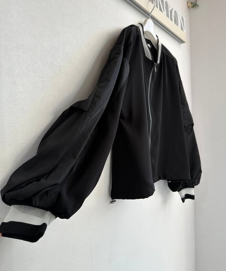 ジョーゼットミリタリースリーブリブblouson   gz501305