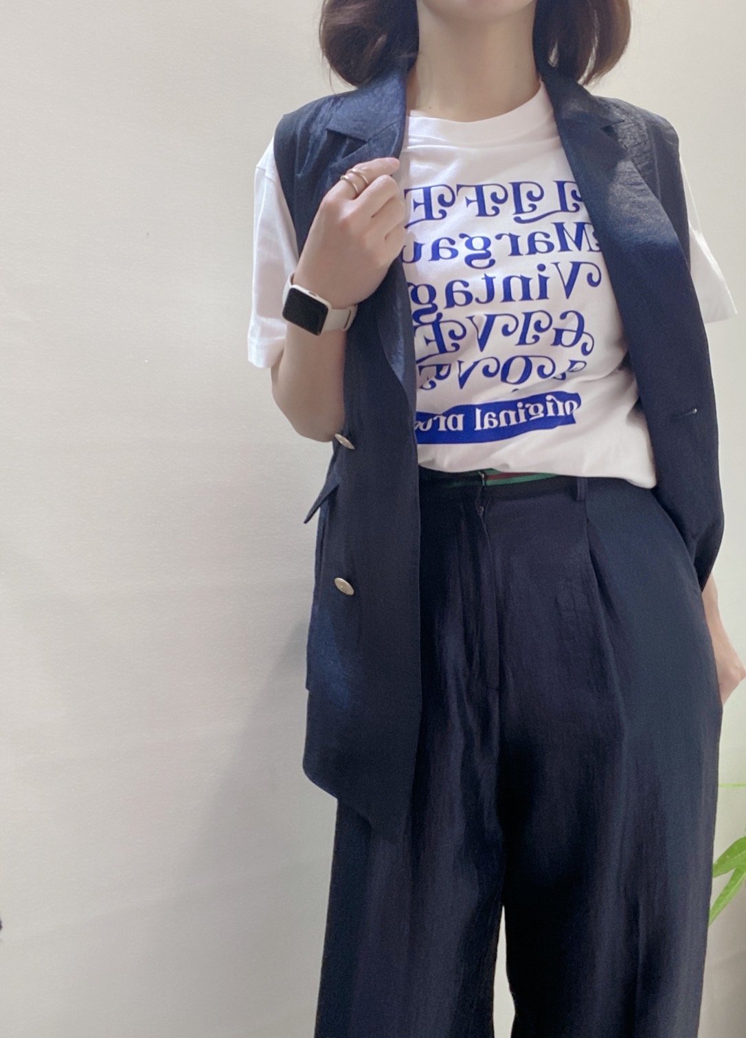 最終値下 Margaux マルゴー ウォッシュシャツ ネイビー 最終値下 Margaux マルゴー ウォッシュシャツ ネイビー - メルカリ