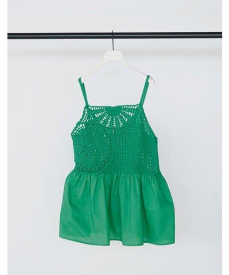 ◇ご予約◇  モチーフニットcamisole 9562- 391 KK chignon 26ss04