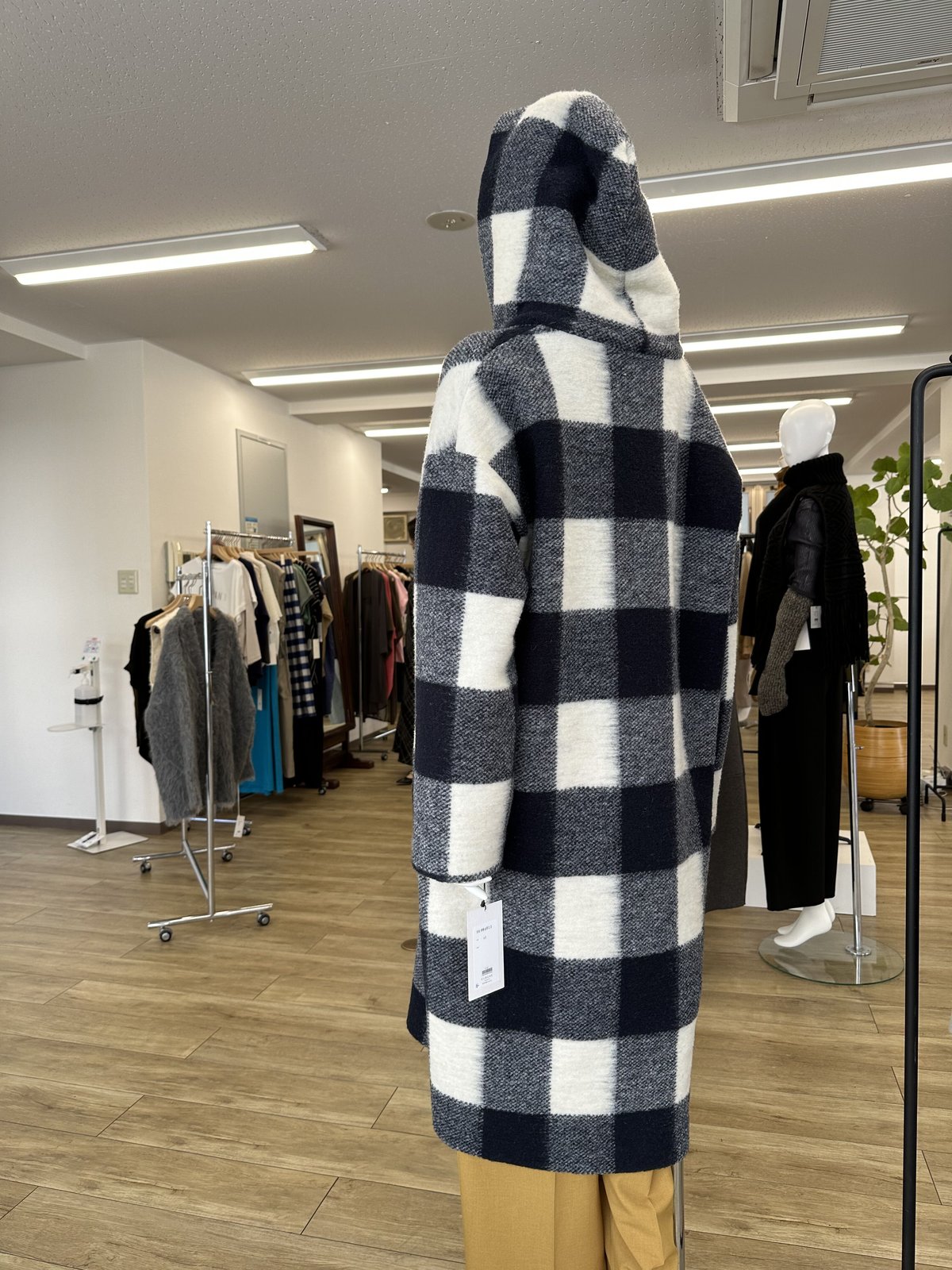 CLOCHE クロッシェ 23秋冬ご予約】 ブロックチェックスライバー CLOCHE クロッシェ 23秋冬ご予約】 ブロックチェックスライバー