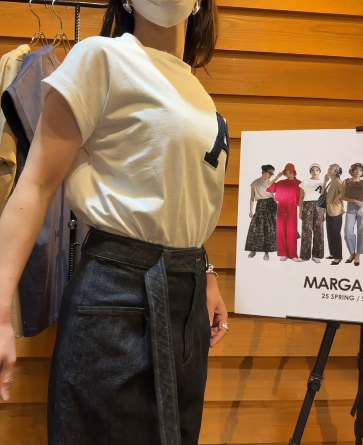 MARGAUX マルゴー 25春ご予約】 AB patch Tee MG CT - 25 MARGAUX マルゴー 25春ご予約】 AB patch Tee MG CT - 25