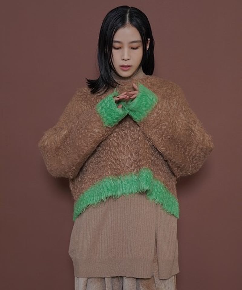 CYAN tokyo シアントーキョー 25秋冬ご予約】 配色カーリーショート