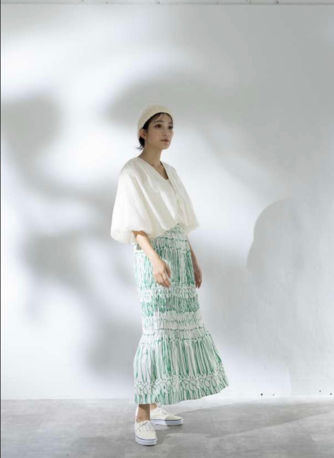 MARGAUX マルゴー 25春ご予約】 shirring skirts MG SK - MARGAUX マルゴー 25春ご予約】 shirring skirts MG SK -