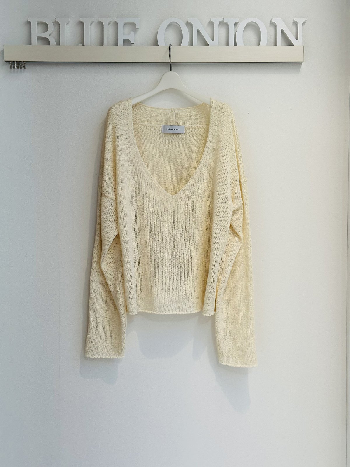 CFCL 22SS ORIEL PAPER TOP Vネックニット size3 シーエフシーエル CFCL 22SS ORIEL PAPER TOP Vネックニット size3