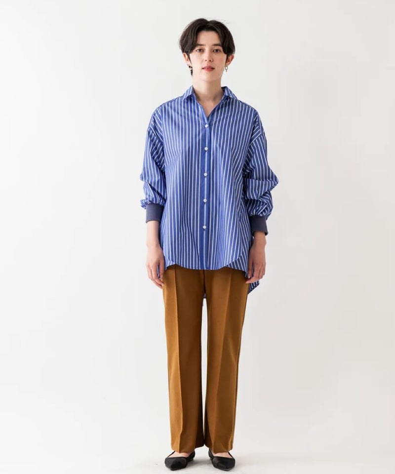 Lallia Mù ラリア・ムー 23冬ご予約】 バックプリーツストライプ