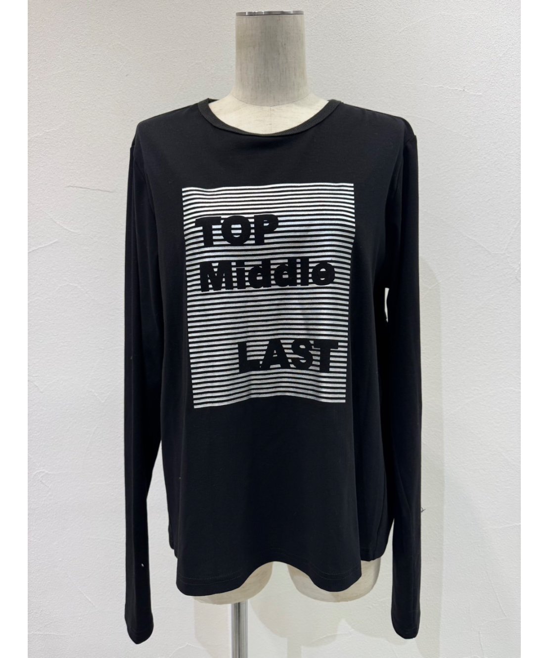 CYAN tokyo シアントーキョー 25秋冬ご予約】 バックギャザーロゴL/S T