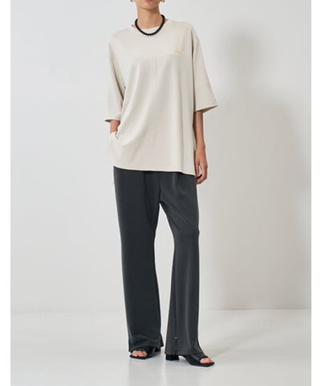 STITCH WORK TEE    （setup対応）【yenn  イエン　25春ご予約】  Y261- 82020  2602abc-039