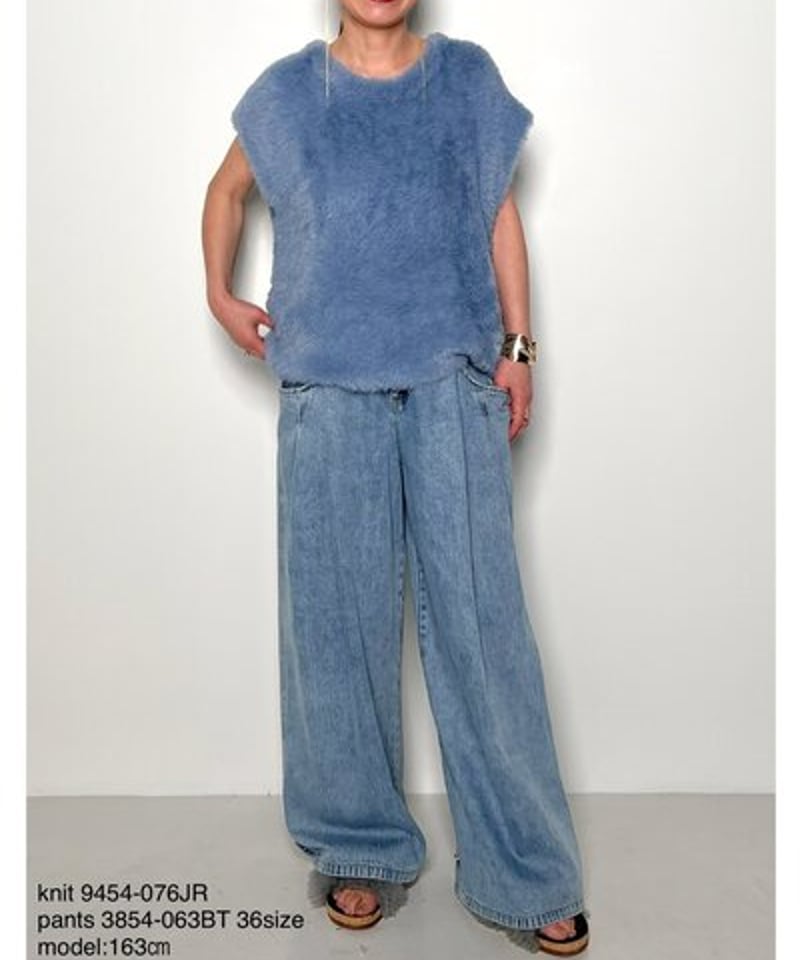 CHIGNON シニオン 25秋ご予約】 ファーライクフレンチニット 9454-076 