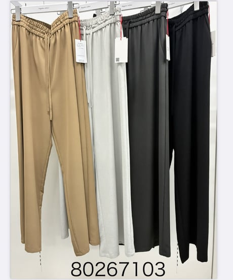 ★オトク早割ご予約★  ジョーゼットワイドpants （setup対応）  【Dignité collier     ディニテコリエ　26春ご予約】  80267103   2602c -005