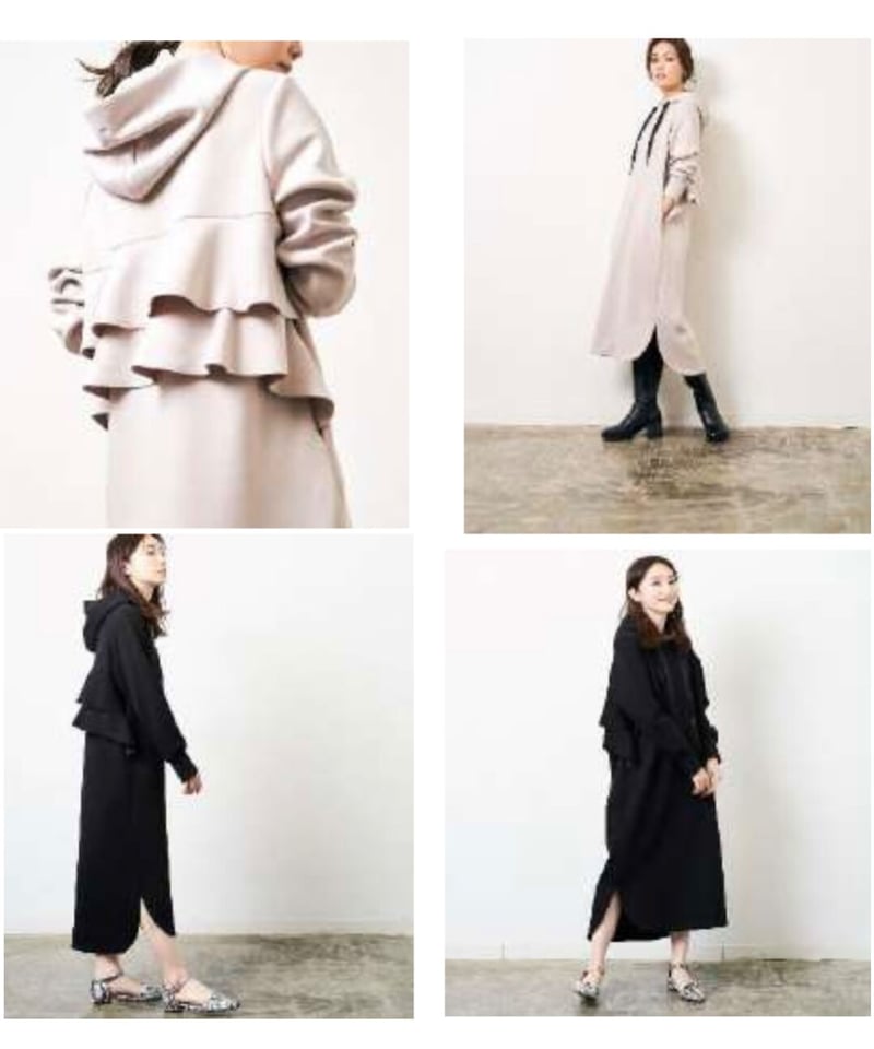 HERENCIA ヘレンチア 22秋冬ご予約】 バックフリルエアクッション  