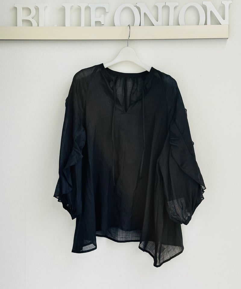 フレジェページ 七分袖フリルスキッパーシャツ 512-88671 | BlueOnionStore