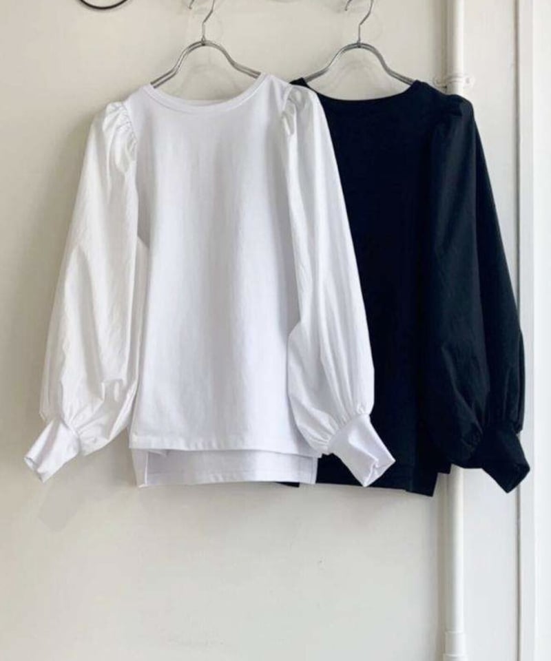 ☆この秋も再販決定 ☆継続で大人気☆カットソー×布帛セットイン