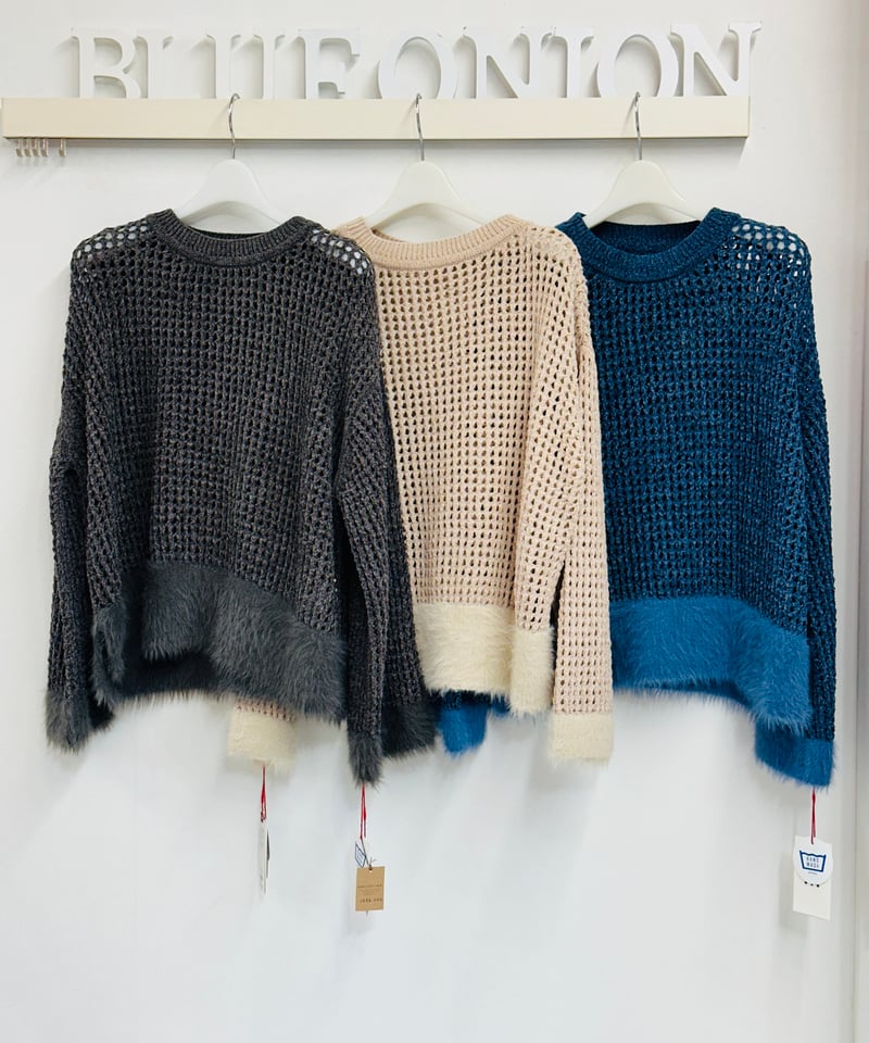 ベロアメッシュプルオーバー 80243446 | BlueOnionStore ベロアメッシュプルオーバー 80243446 | BlueOnionStore