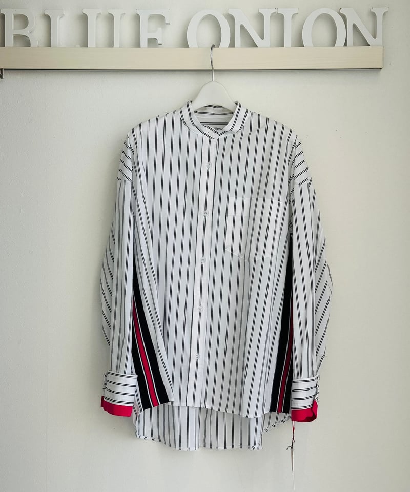 サイドLINEストライプシャツ 416974 | BlueOnionStore サイドLINEストライプシャツ 416974 | BlueOnionStore