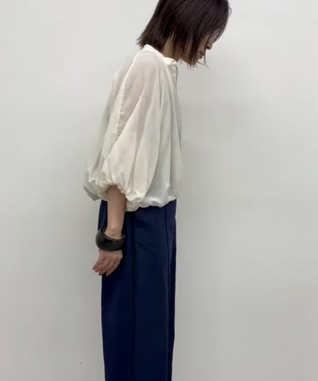 バルーン袖シアーブルゾン　512-85567　3b