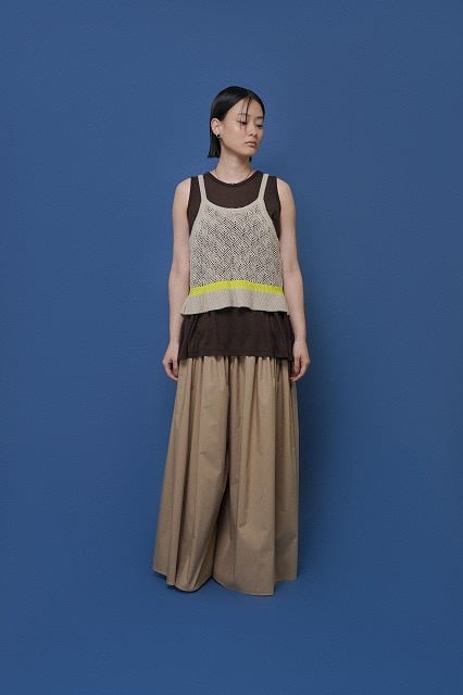 ☆オトク早割ご予約☆ ラインピーコックニットキャミ 601460 cyantokyo