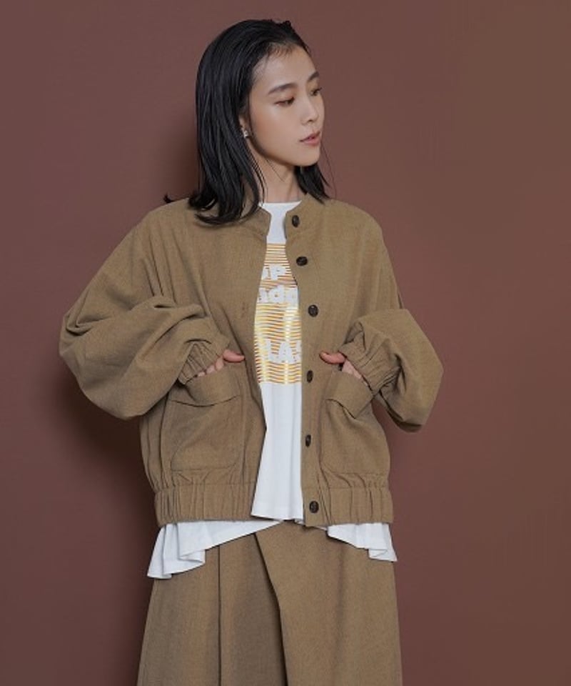 CYAN tokyo シアントーキョー 25秋冬ご予約】 バックギャザーロゴL/S T