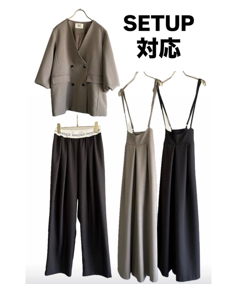美品 Margaux マルゴーヴィンテージ バルンスリーブ ノーカラー 美品 Margaux マルゴーヴィンテージ バルンスリーブ ノーカラー