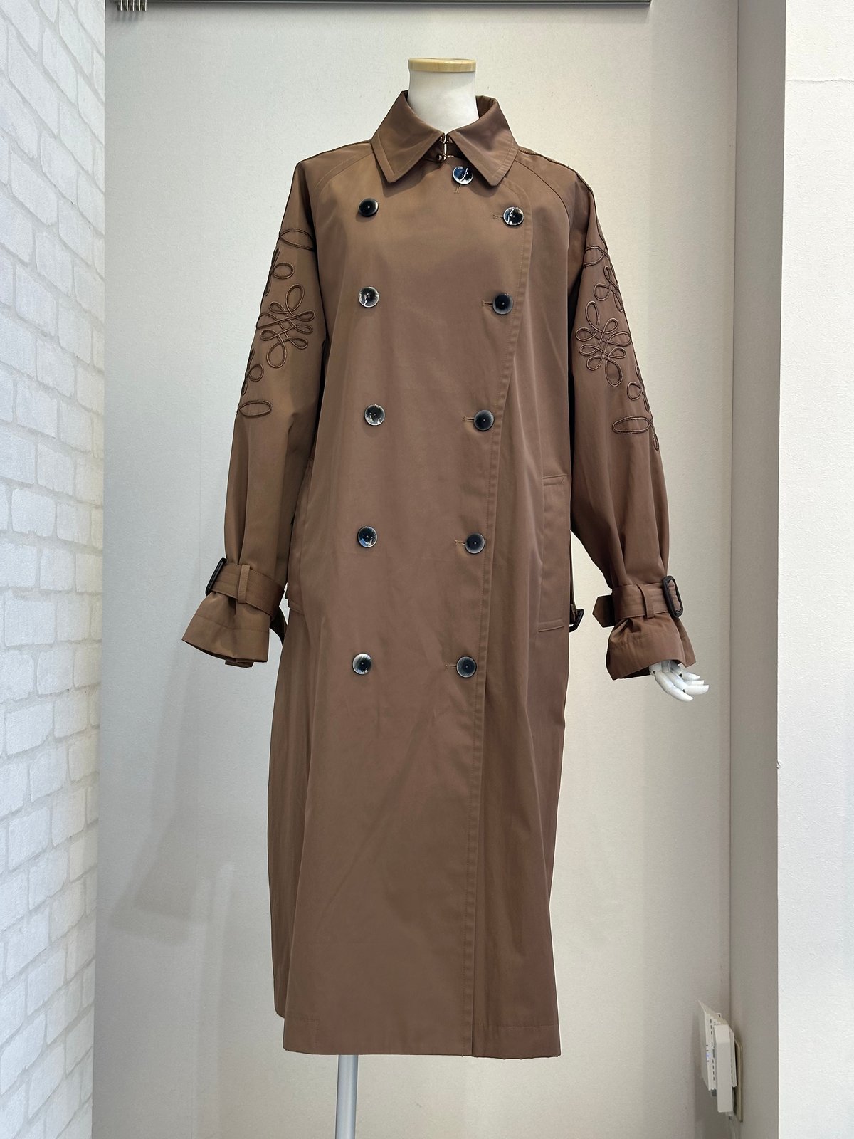 MARGAUX マルゴー 24春ご予約】 Cord Embroidery TrenchC