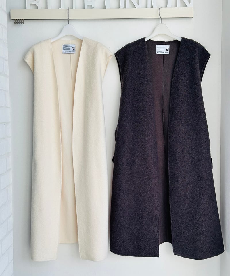 ブークレーlongジレ 446427 | BlueOnionStore ブークレーlongジレ 446427 | BlueOnionStore