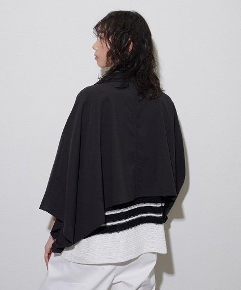 ☆オトク早割ご予約☆ 透かしボーダーハーフスリーブcardigan 【CYAN