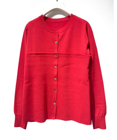 ビスチェ付カーディガンknit  【CHIGNON   シニオン　26春ご予約】  9456- 482 JR     2512b-039