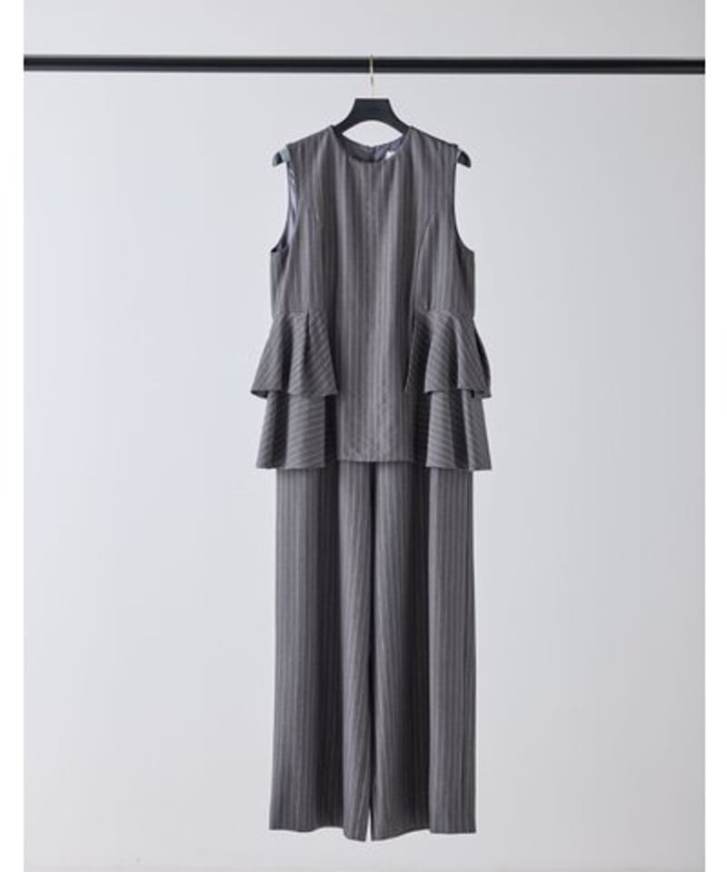 【Mewl 2026 PRE SPRING】ペプラムコンビネゾン　新品未使用品 ペプラムコンビネゾン 【Mewl ミュール 26春ご予約】 M254- 33044 2