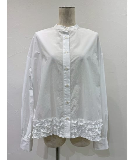 ★オトク早割ご予約★  ヘムフリル shirt  【CYAN tokyo　シアントーキョー　26春ご予約】  610448  2603 b -003