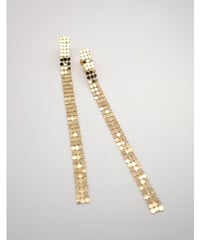【CHIGNON   シニオン　25夏ご予約】  メタルクロスearring　　0053 420 SH  2506a