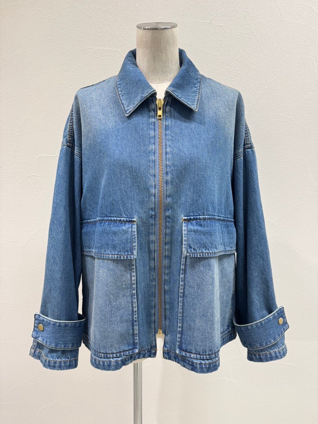 CYAN TOKYO ドレープPKデニムZIP JK CYAN TOKYO ドレープPKデニムZIP JK 【公式通販】