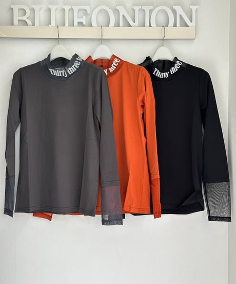 33℃ カットソー　Tシャツ　プルオーバー　黒　ブラック　ブラウン Tシャツ カットソー メンズ オーバーサイズ おしゃれ ブランド