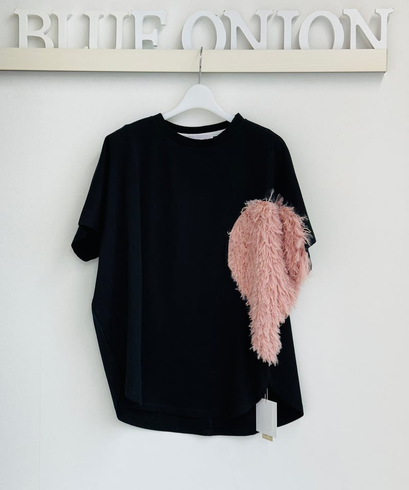 専用です！　マルゴーヴィンテージ　ハートTシャツ MARGAUX VINTAGE】マルゴーヴィンテージ ハートTシャツ ブラック