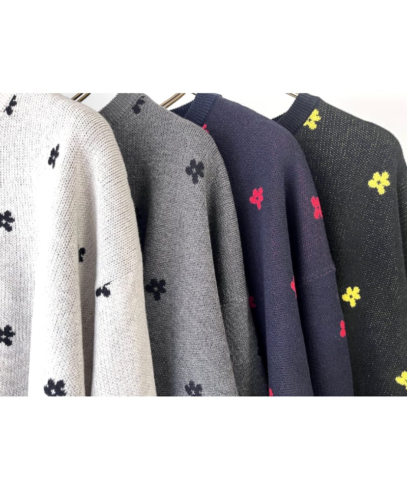 MARGAUX マルゴー 24秋冬ご予約】 WIQ SMALL FLORAL KNIT 