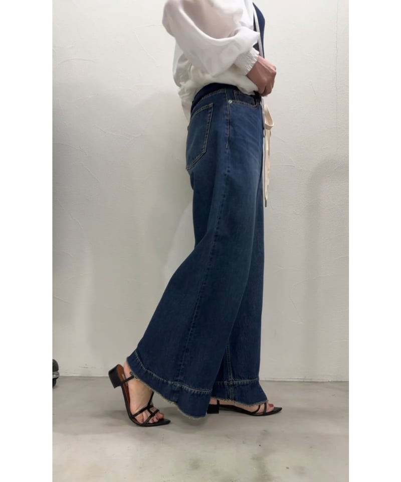 sooty バギーデニム　25着限定 汚れ加工バギーデニム（デニムパンツ）｜sedacle（セダクル）の