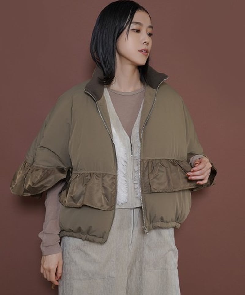 CYAN tokyo シアントーキョー 25秋冬ご予約】 MIXファーZIPベスト 507