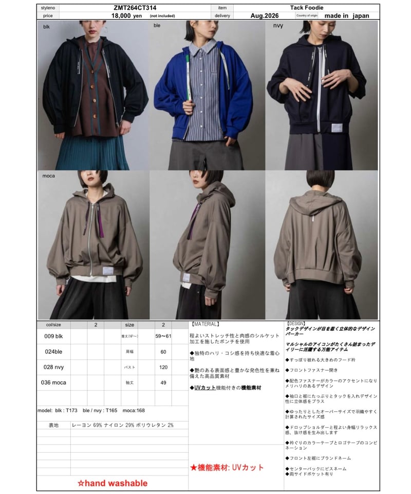 ☆オトク早割ご予約☆《マルシャルテル》Tack Foodie ZMT 264 CT 314