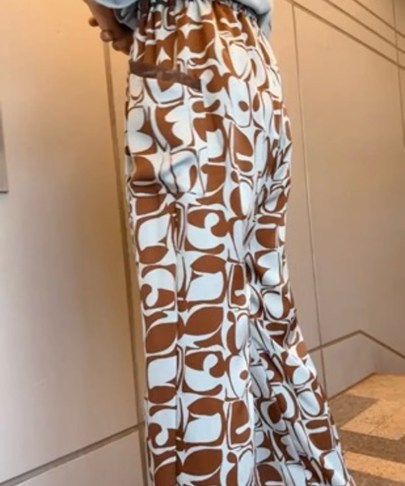 Lallia Mu ボタニカルプリントパンツ36サイズ Lallia Mu
