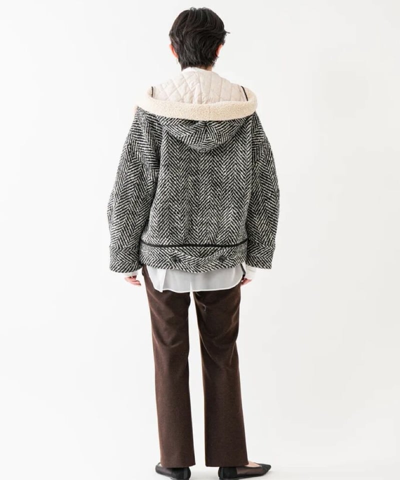 ビックフードブルゾンコート（ヘリンボーン） 2314772 | BlueOnionStore