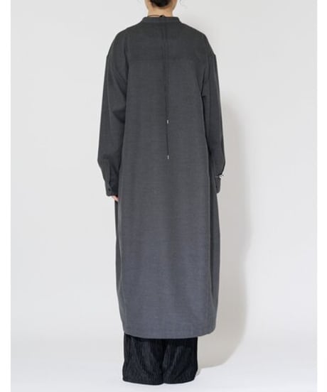 ★シニオン26秋ご予約★  コクーンシルエットロングシャツone-piece  5564 - 041 KK chignon  039-2608