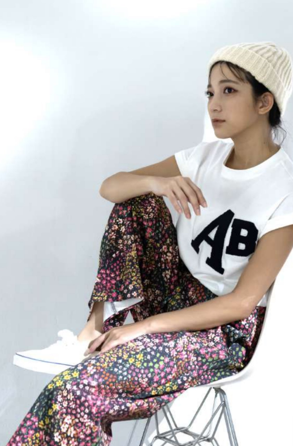 MARGAUX マルゴー 25春ご予約】 flower wide pants MG PT 