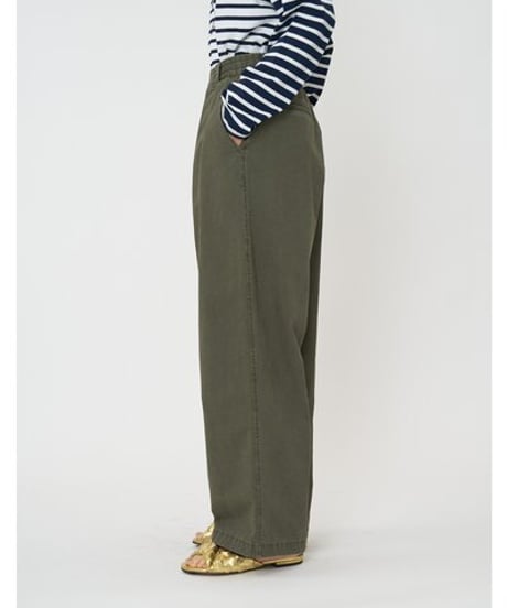 ウォッシュドチノ pants   【CHIGNON   シニオン　26春ご予約】  3261- 045 bt      2602b
