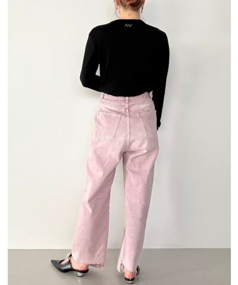 YENN イエン HIGH RISE TUCK WIDE PINK 36サイズ YENN イエン HIGH RISE TUCK WIDE PINK 36サイズ - メルカリ