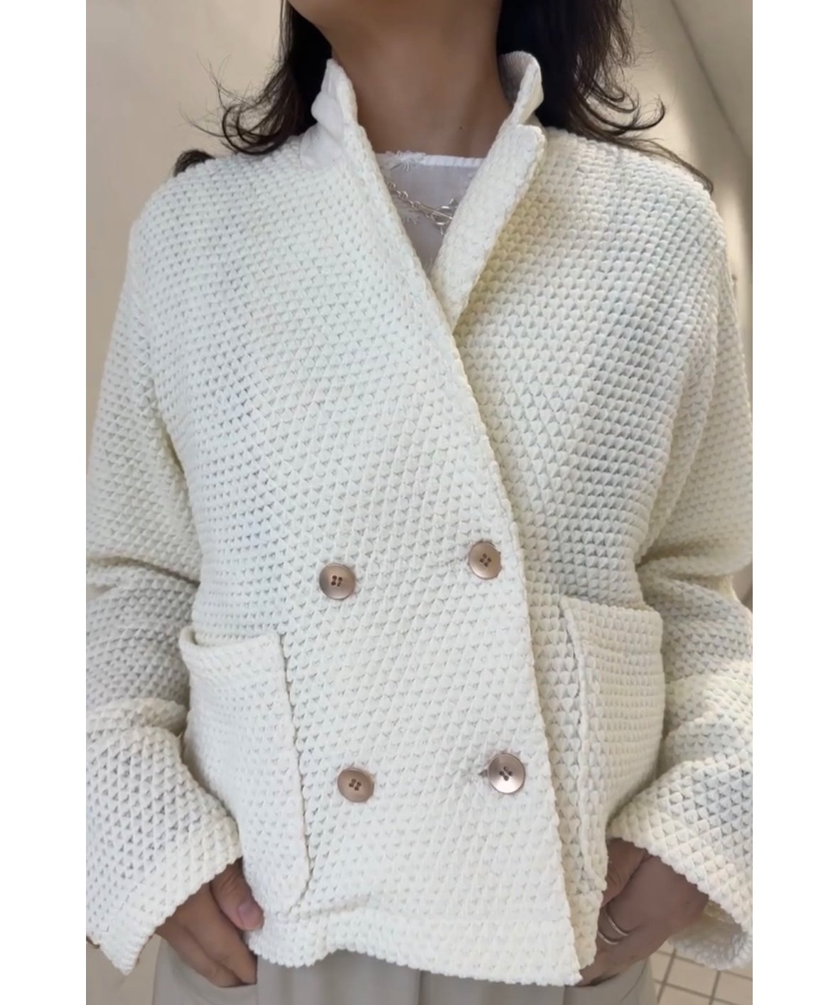 CYAN tokyo シアントーキョー 25春夏ご予約】 ワッフルレースW CYAN tokyo シアントーキョー 25春夏ご予約】 ワッフルレースW