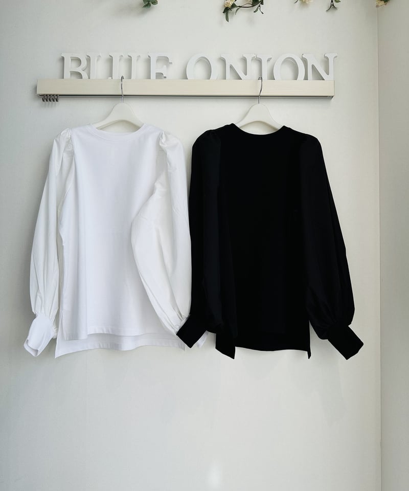 m*a様 anana 新品ボリュームカットソー ☆この秋も再販決定 ☆継続で大人気☆カットソー×布帛セットイン