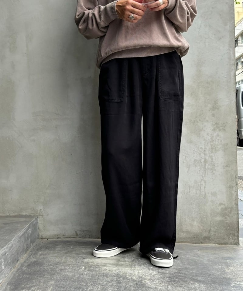 フラミンゴファームワイドパンツ new】 ・テンセルベイカーワイド