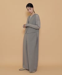 【CYAN tokyo　シアントーキョー　25秋ご予約】  サイドタックベストコンビサロペ　504383  2509a