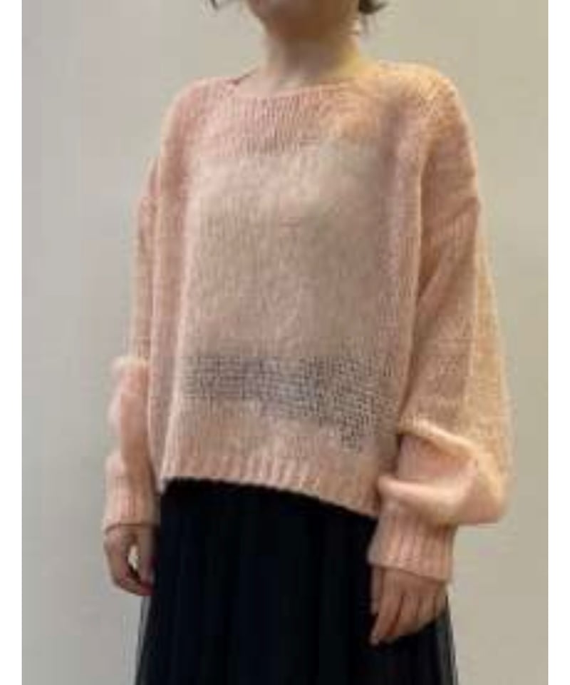 ストレッチモヘア飛ばし目プルオーバー 523633 9c | BlueOnionStore ストレッチモヘア飛ばし目プルオーバー 523633 9c | BlueOnionStore