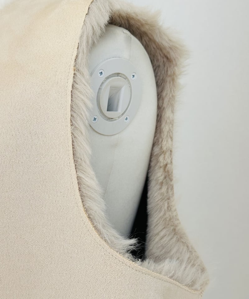 エコファーリバーシブルVネックベスト a62-006 | BlueOnionStore