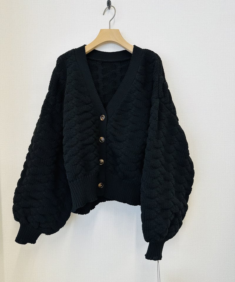 ぽこぽこニットカーディガン 412-85534 | BlueOnionStore ぽこぽこニットカーディガン 412-85534 | BlueOnionStore