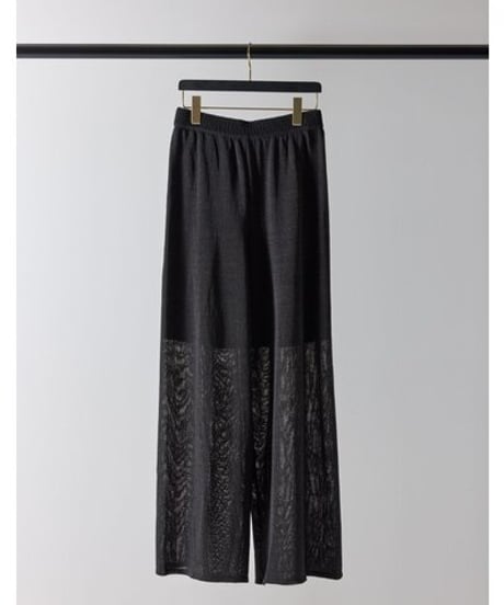 🔹ミュールご予約🔹　ペーパーヤーンニットpants M262- 33082 Mewl 26ss04
